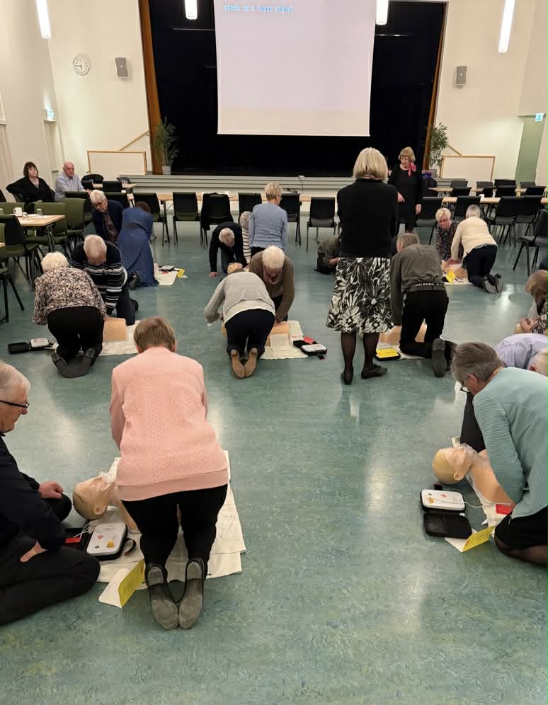 Vellykket førstehjelpskurs på Toten bygdestue